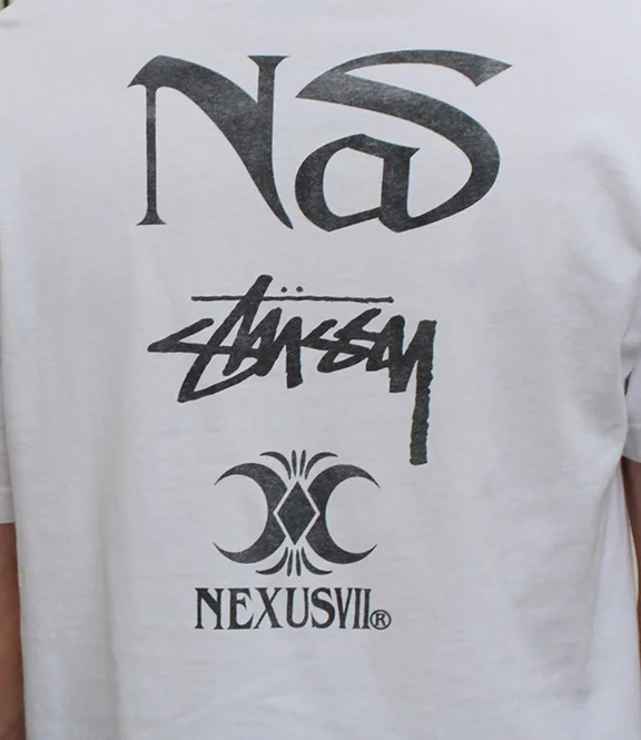 Nas x Stussy X Nexus VII T Shirt (Size M) — RootsBK